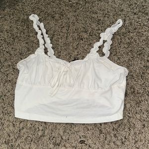 shein scrunched strap tank top